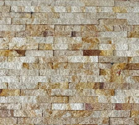 light golden stone mosaic size 60x15 cm