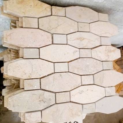 platinum beige marble mosaic
